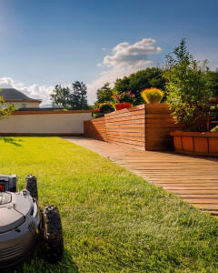 Installation d'un robot tondeuse