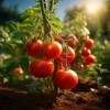 hauteur des plants de tomates