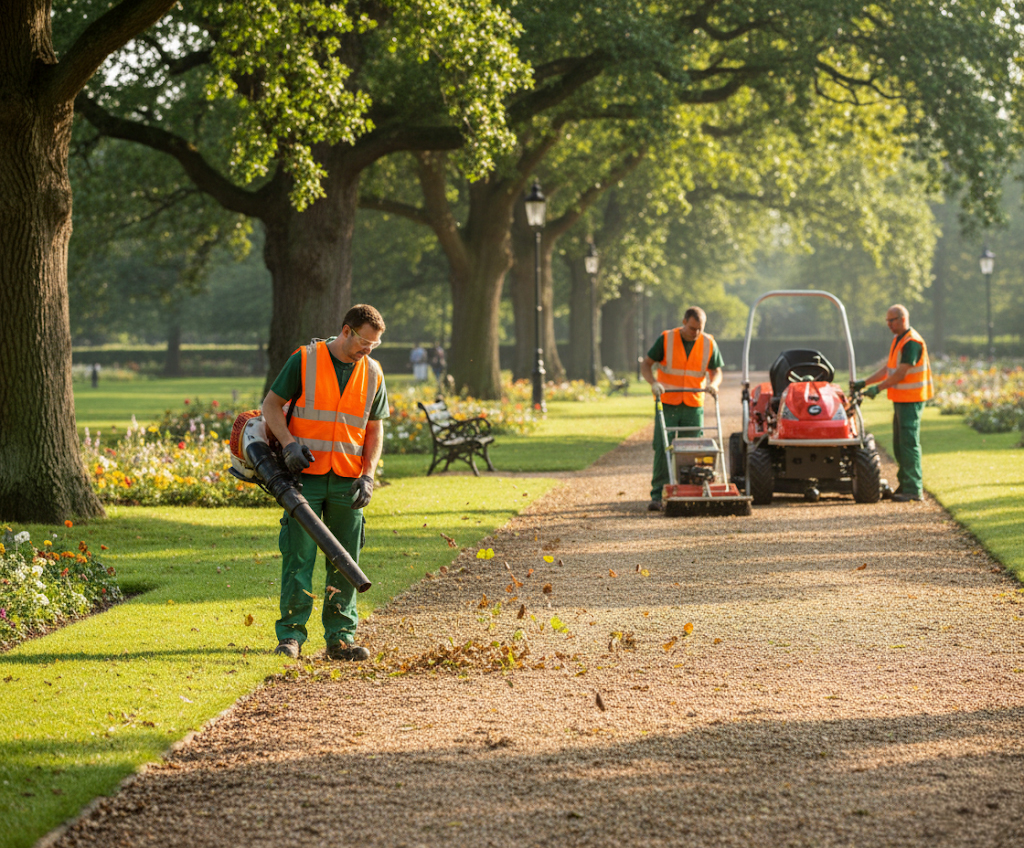 matériel d'entretien des parcs et jardins
