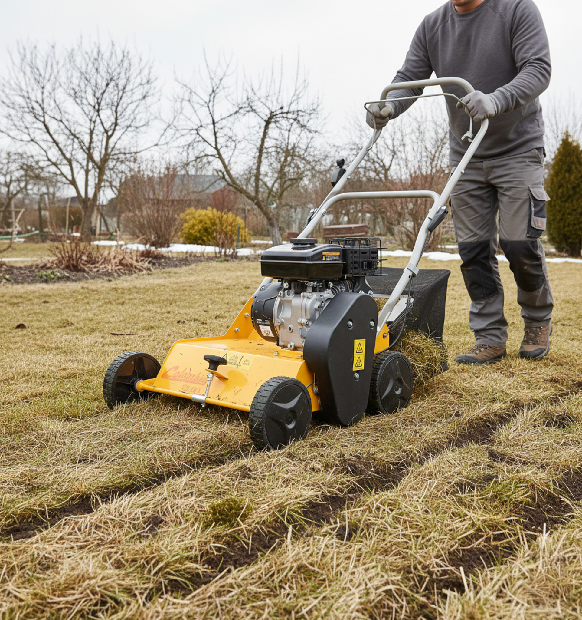 l'entretien du gazon après l'hiver