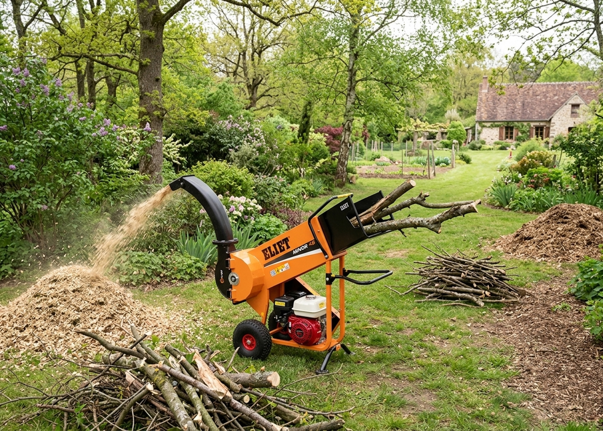 Eliet Minor 4S broyeur de végétaux