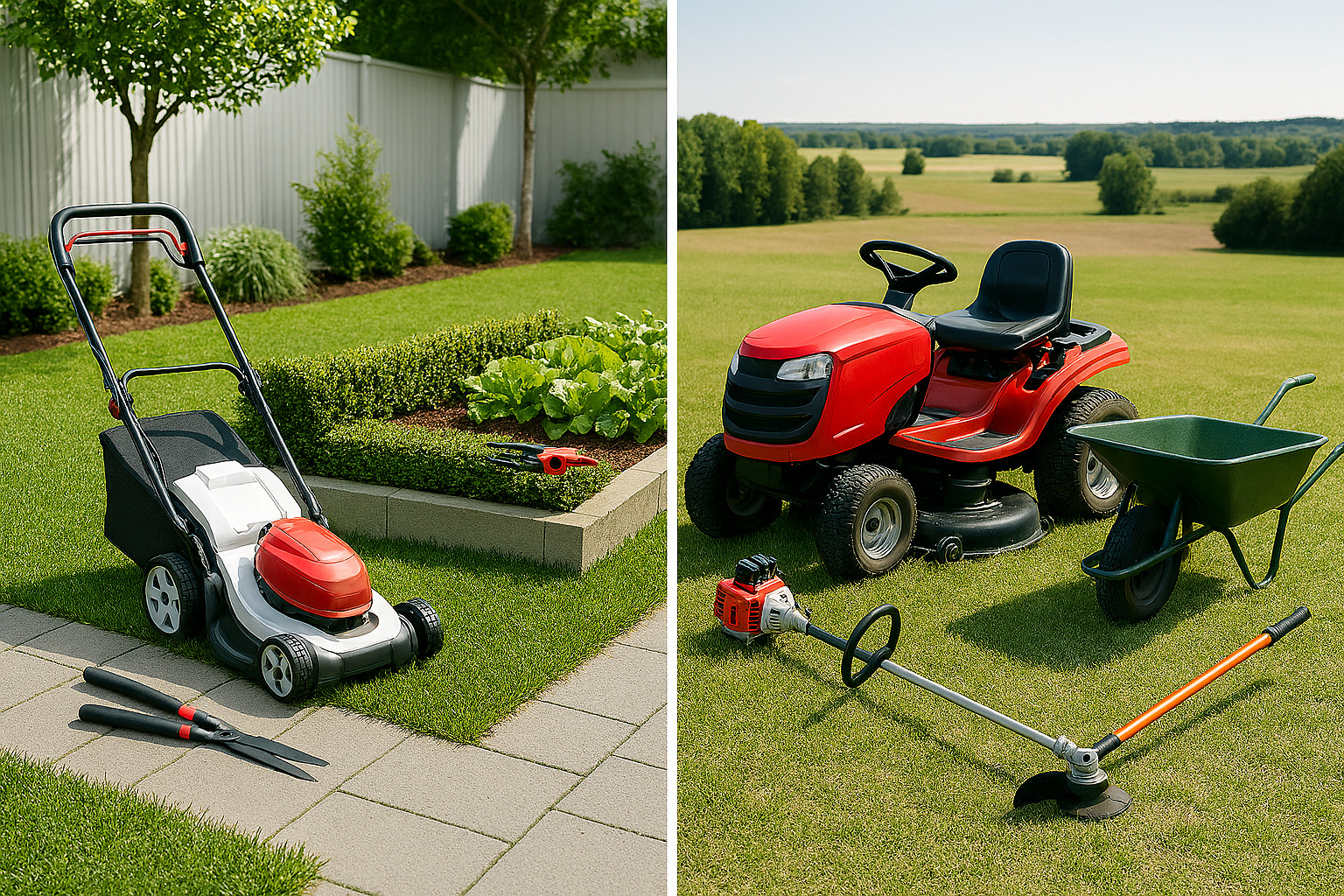 matériel jardinage taille terrain